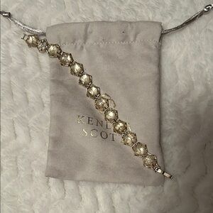 Kendra Scott Gold and White Bracelet